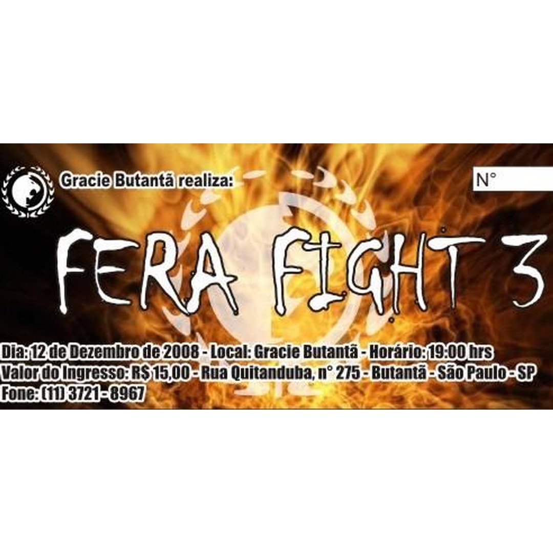 FERA FIGHT III na Graice Butantã- 